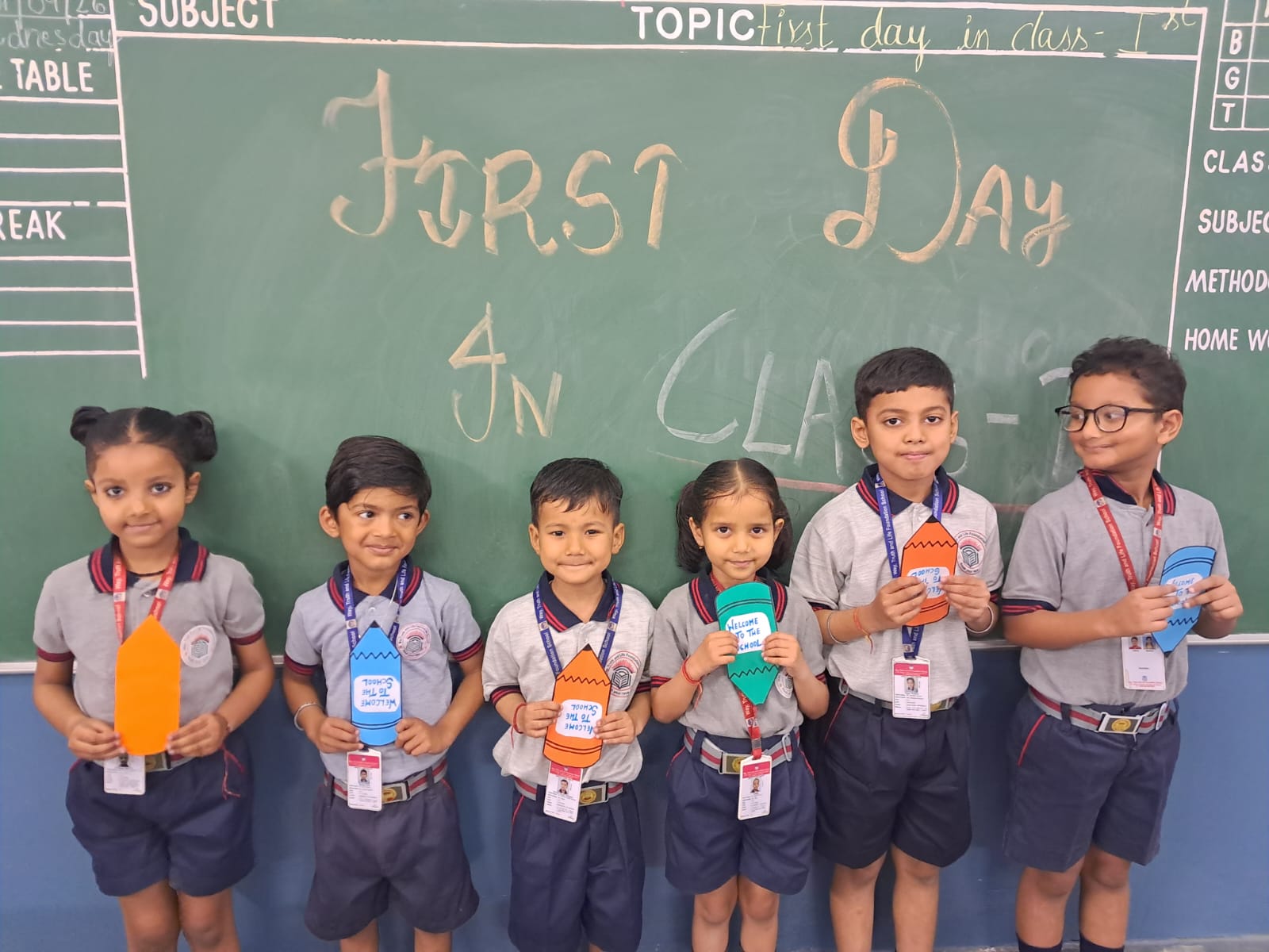 Teacher guiding students in class